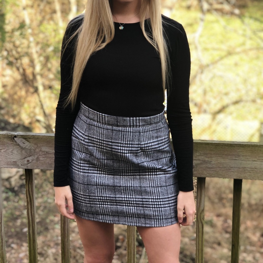 Gingham Skirt
